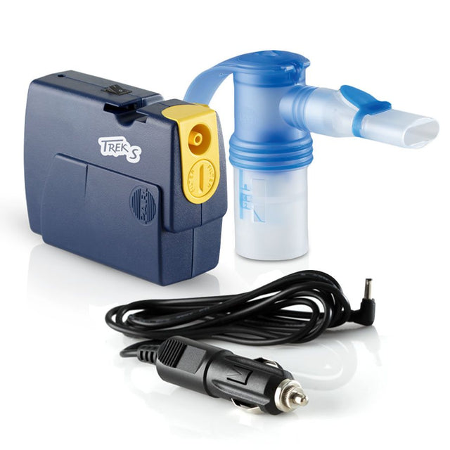 Pari Trek Vios nebulizer compressor and accessories