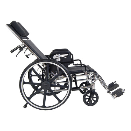 Viper Plus GT Full Reclining Wheelchair, Detachable Desk Arms, 20" Seat