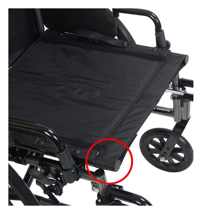 Viper Plus GT Full Reclining Wheelchair, Detachable Desk Arms, 20" Seat