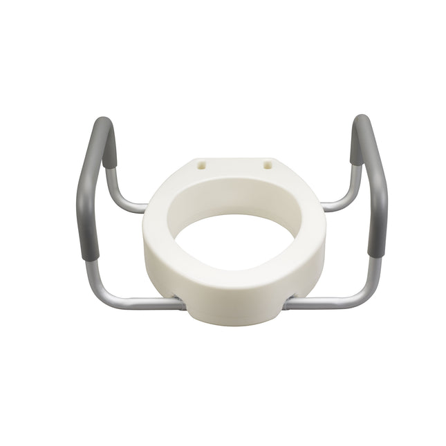 Premium Seat Riser with Removable Arms, Elongated Seat