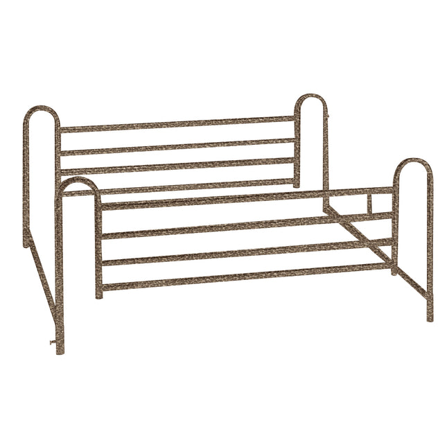 Full Length Hospital Bed Side Rails, 1 Pair