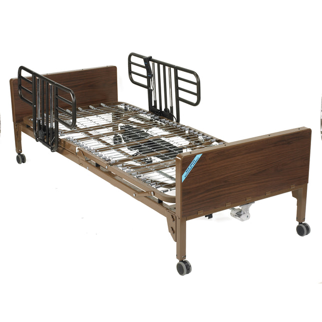 Delta Full Electric Hospital Bed with Half Rails