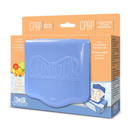 Contour CPAP Wipes, Citrus Scent 72 Wipes/Pack