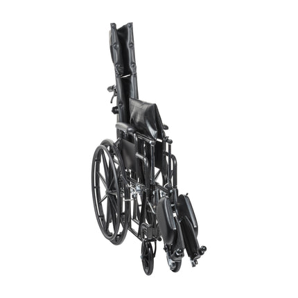 Silver Sport Full-Reclining Wheelchair, Desk Arms, 20" Seat
