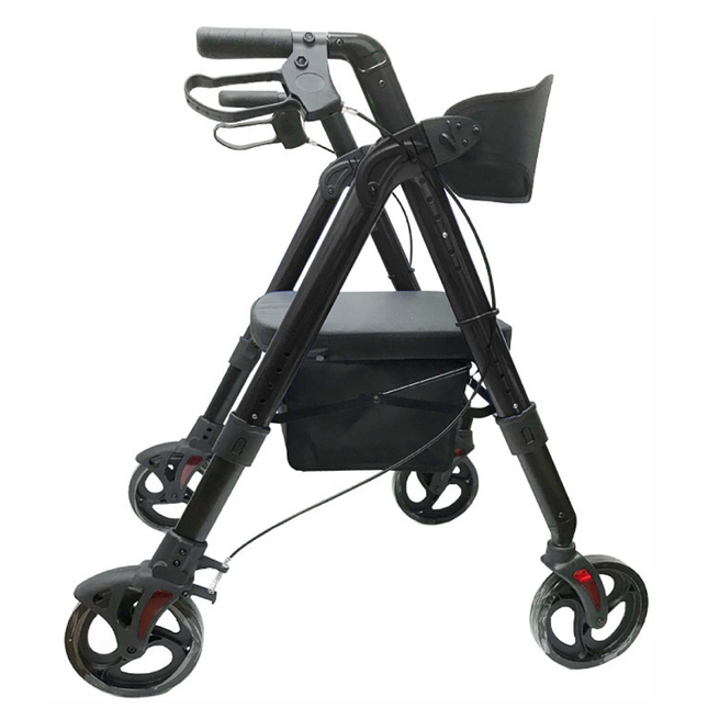 Heavy Duty Bariatric Aluminum Folding Rollator