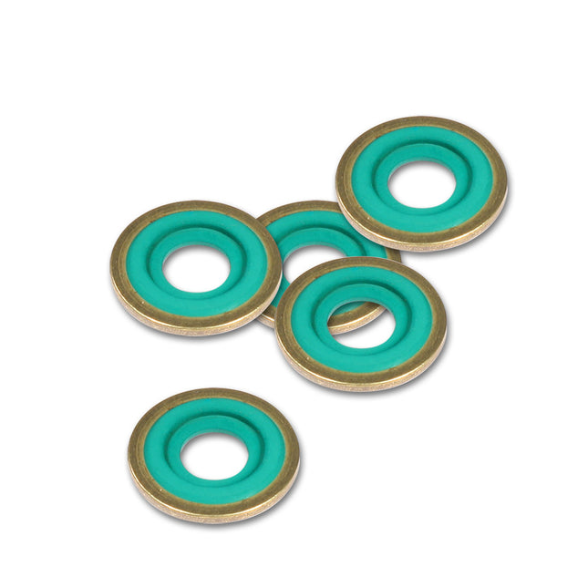 Green Viton Washer, 50/Pack