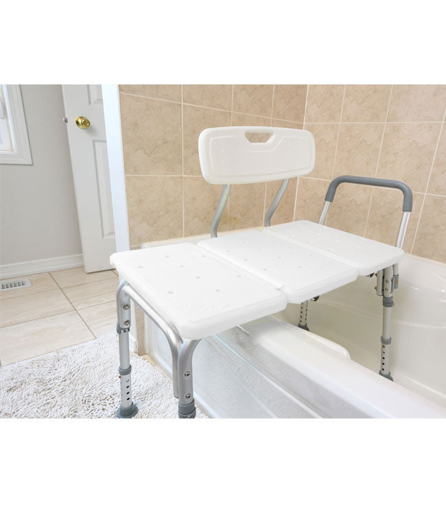 Transfer Bench Transfer Bath Bench with Curtain Control – Walton Medical