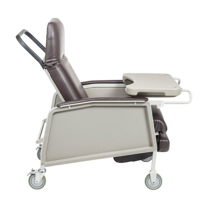 3 Position Geri Chair Recliner, Chocolate