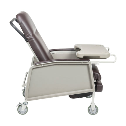 3 Position Geri Chair Recliner, Chocolate