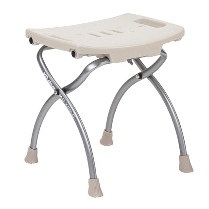 MD by Drive X-Fold Shower Chair, Stone