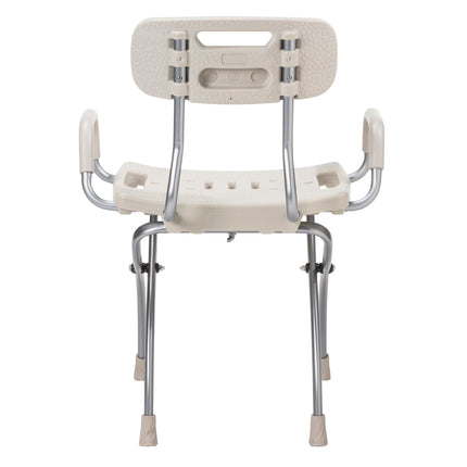 MD by Drive X-Fold Shower Chair, Stone