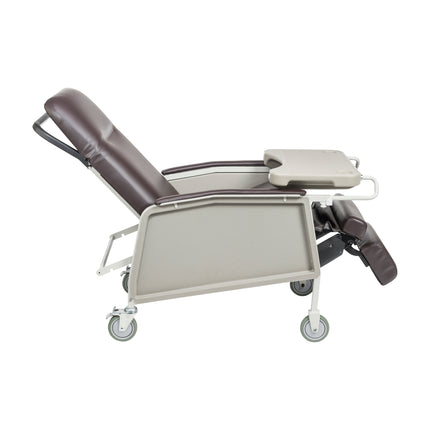 3 Position Geri Chair Recliner, Chocolate