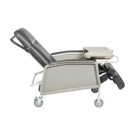 3 Position Geri Chair Recliner, Charcoal