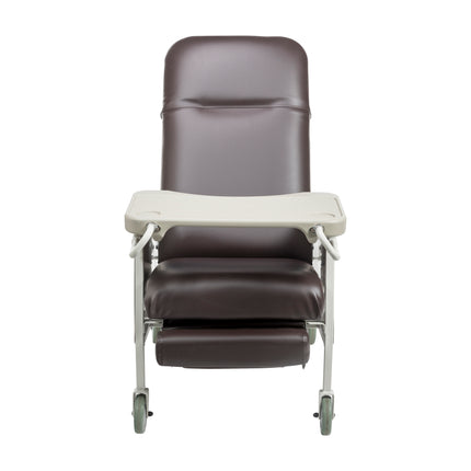 3 Position Geri Chair Recliner, Chocolate