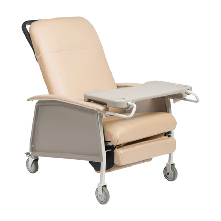 3 Position Heavy Duty Bariatric Geri Chair Recliner, Tan