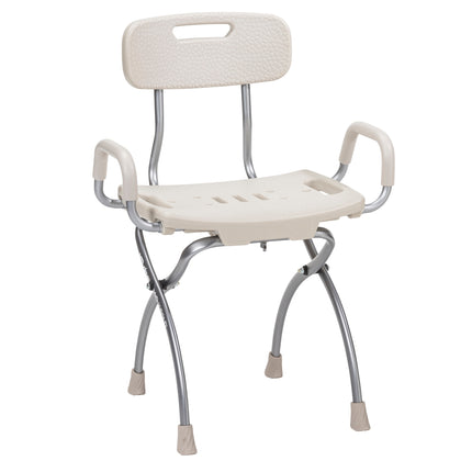 MD by Drive X-Fold Shower Chair, Stone