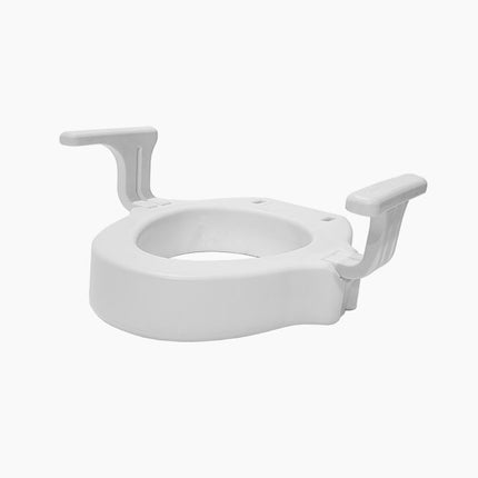4" Elongated Raised toilet seat with Handles