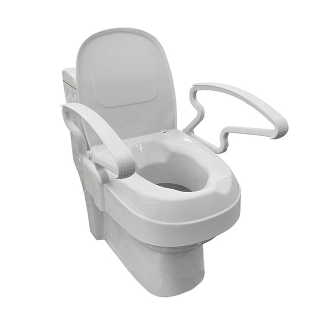 Universal Raised Toilet Seat with Arms