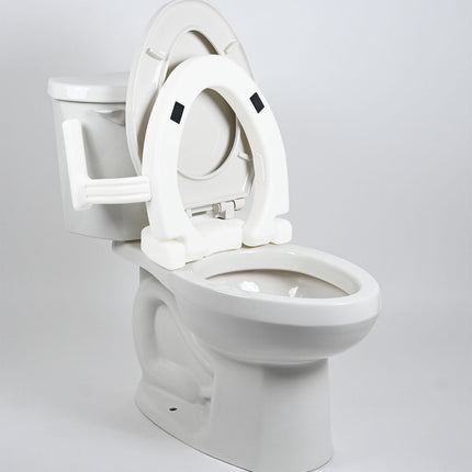 2" Hinged Raised Toilet Seat with handles
