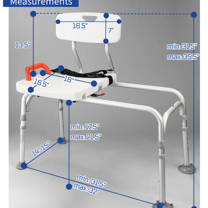 Sliding Bath Transfer Bench