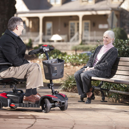 Drive Medical Scout LT Compact Travel Power Scooter, 4 wheel