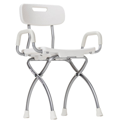 MD by Drive X-Fold Shower Chair, pearl