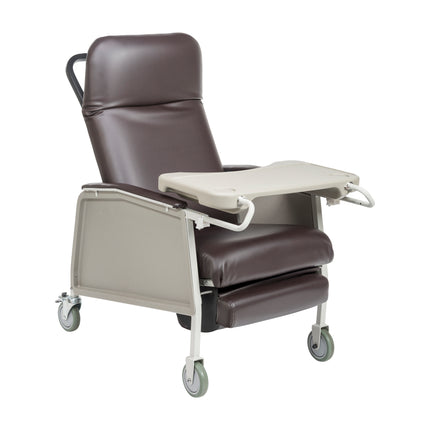 3 Position Geri Chair Recliner, Chocolate