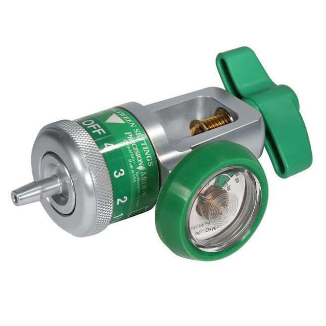 Precision Medical Easy Dial Regulator, Yoke Style 0-4 LPM