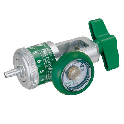 Precision Medical Easy Dial Regulator, Yoke Style 0-8 LPM