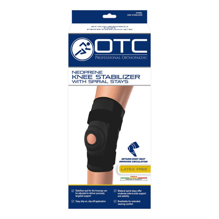 Neoprene Knee Stabilizer - Spiral Stays