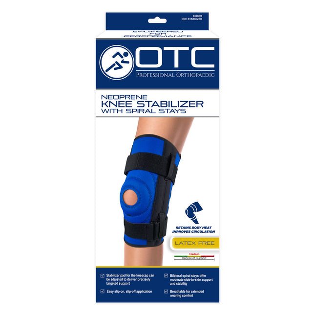 Neoprene Knee Stabilizer - Spiral Stays