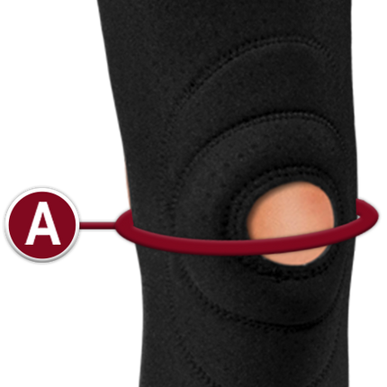 Neoprene Knee Support - Stabilizer Pad