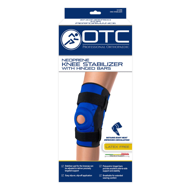 Neoprene Knee Stabilizer - Hinged Bars