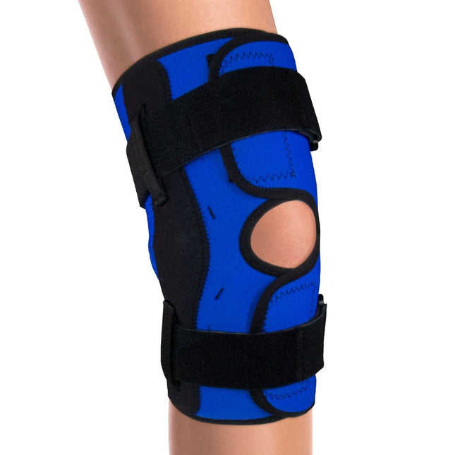 Neoprene Knee Stabilizer Wrap - Hinged Bars