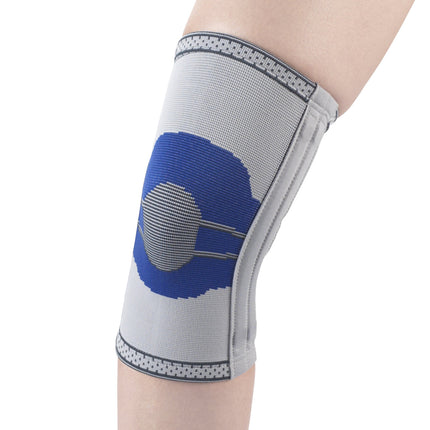 Elastic knee support with flexible stays