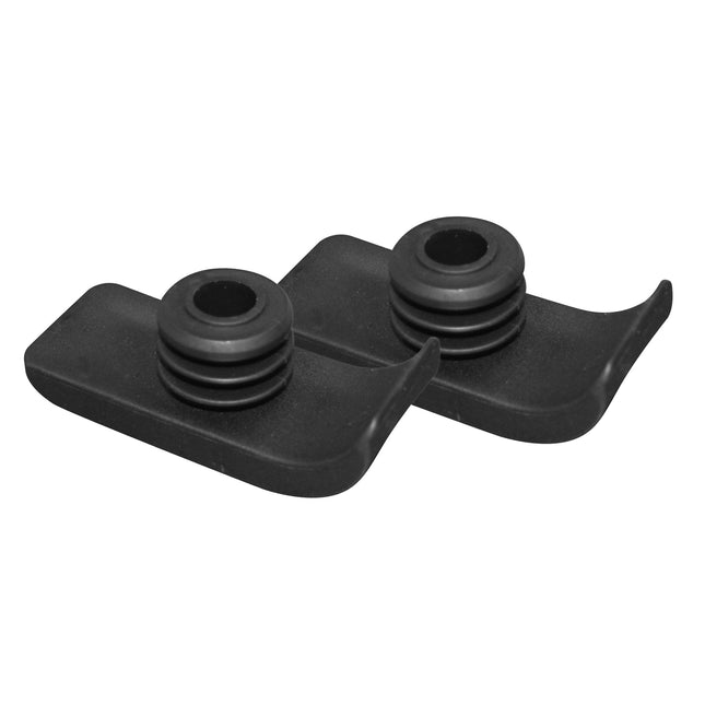 Walker Ski Glides, Black, 1 Pair