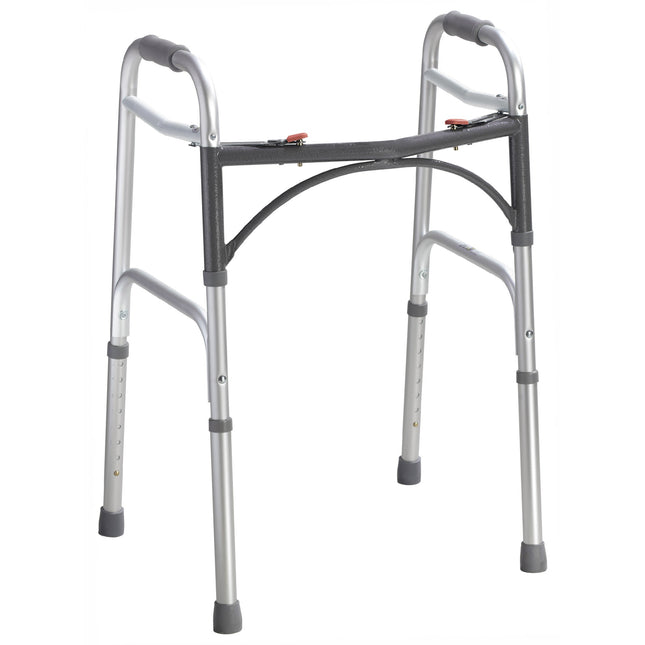 Deluxe Folding Walker, Two Button