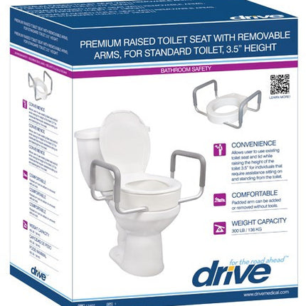 Premium Seat Riser with Removable Arms, Standard Seat