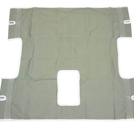 Bariatric Heavy Duty Canvas Sling with Commode Cutout