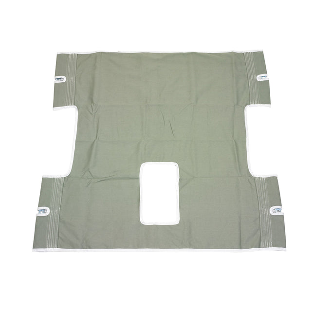 Bariatric Heavy Duty Canvas Sling with Commode Cutout