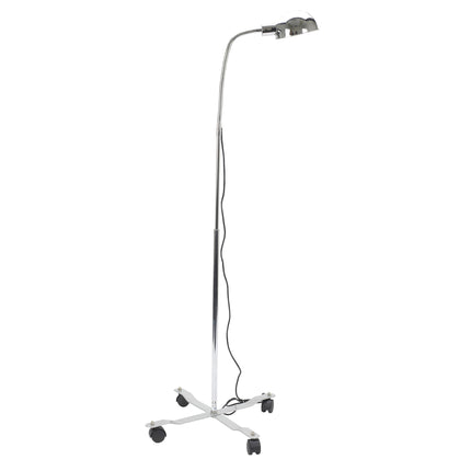 Goose Neck Exam Lamp, Dome Style Shade with Mobile Base