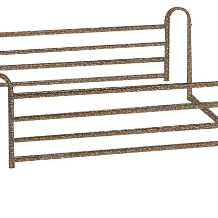 Full Length Hospital Bed Side Rails, 1 Pair