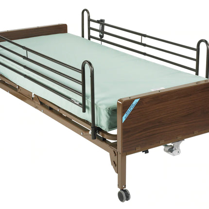 Full-Electric hospital Bed with full rails Therapeutic Mattress