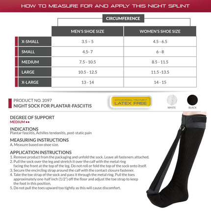 Night Splint for Plantar Fasciitis