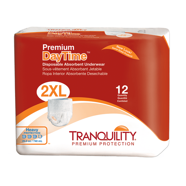 Tranquility Premium DayTime Disposable Absorbent Underwear (2XL)