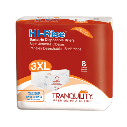 Tranquility Brief Hi-Rise Bariatric Briefs (3XL)