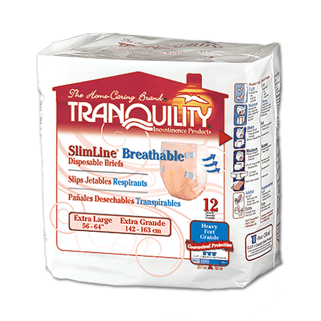 Tranquility SlimLine Breathable Briefs (X-Large)