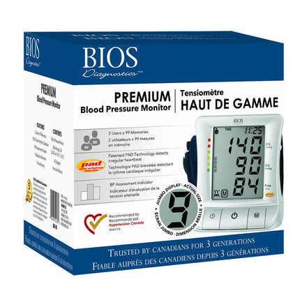 Bios Diagnostics Premium Blood Pressure Monitor