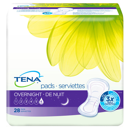 TENA Overnight Pads (case of 84) 