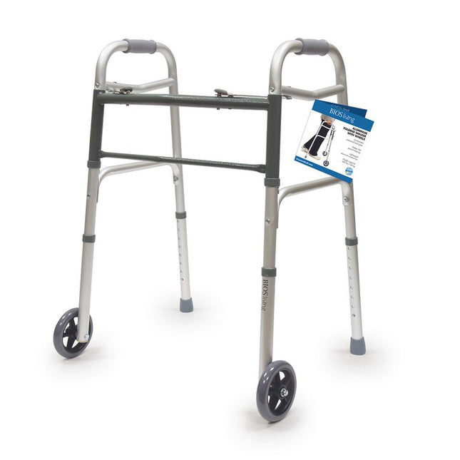 Folding Walker with Wheels by BIOS Living